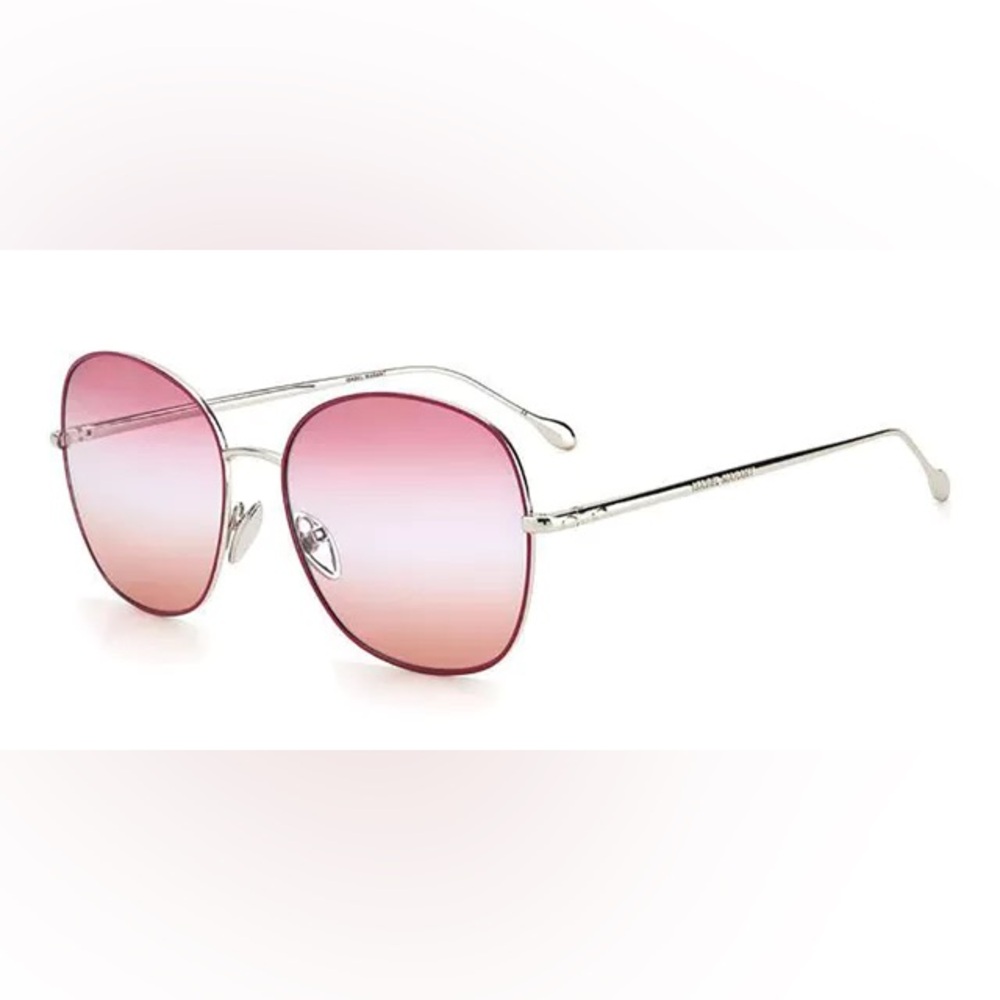 isabel marant im002 pink and silver aviators